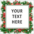 100-1000pcs Custom Stickers Merry Christmas Stickers Personalized Labels by Unknown