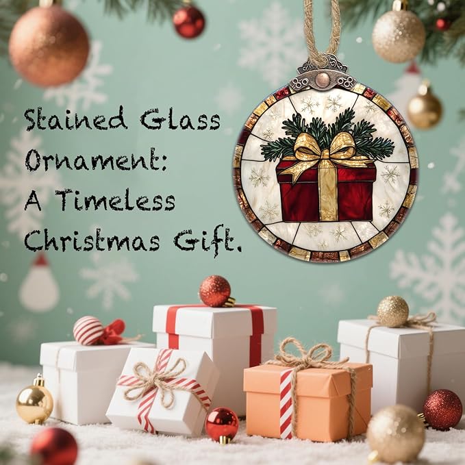 Stained Glass Christmas Decorations - Image 7