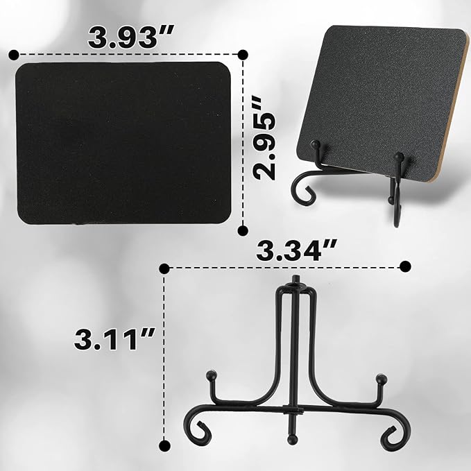 Mini Chalkboard Signs for Food Labels for Party Buffet, Small Place Cards or - Image 4