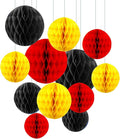 ZOOYOO 12Pcs 6" 10" Honeycomb Balls Decorations Hanging Tissue Paper Pom Poms by ZOOYOO