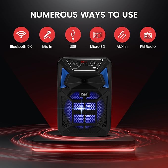 Pyle Bluetooth PA Speaker & Microphone System - Image 3