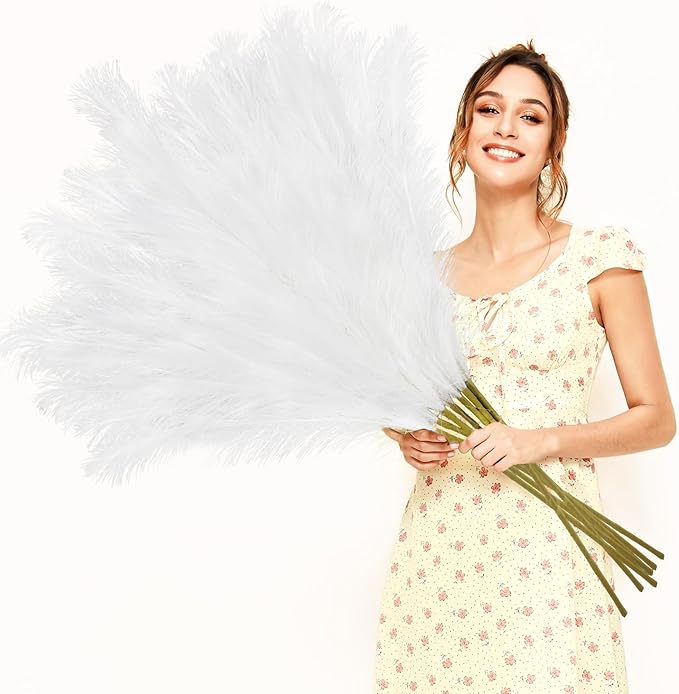 35" Faux Pampas Grass Decor - Image 7