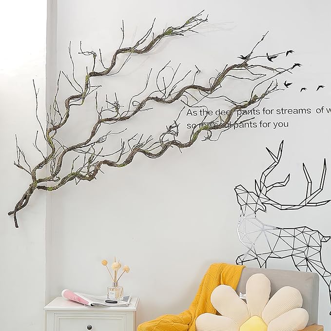 180cm/70.86in Bendable Artificial Tree Branches Liana Vines Garland Rattan - Image 6