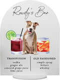 Pet Signature Drink Wedding Signs by Elation+Factory+Co.