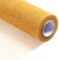 Sparkling Tulle Rolls, 15” by 30 Yards Glitter Tulle Spool Ribbon Fabric by ICOSHOW