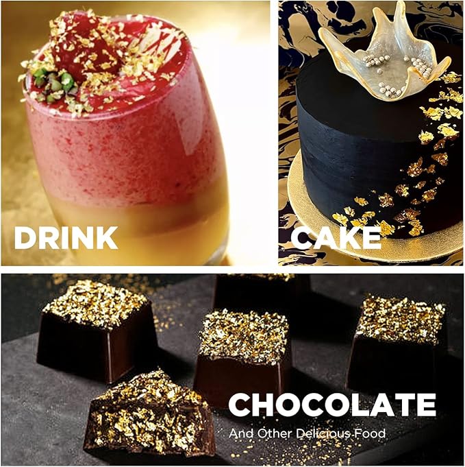 Cobakey Genuine Edible Gold Leaf Flakes - Image 3