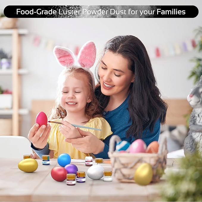 Jelife White Edible Luster Dust - Image 6