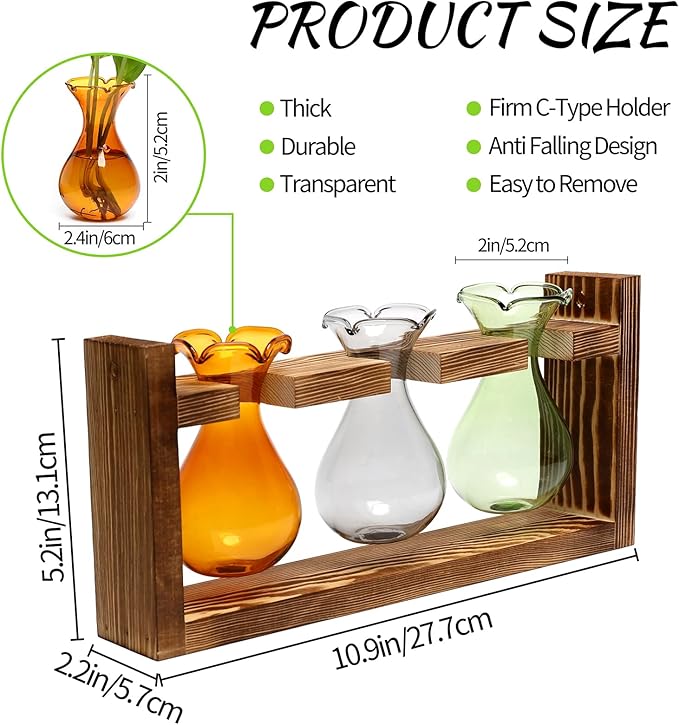 Plant Propagation Station Plant Terrarium Unique Birthday Gifts - Image 2