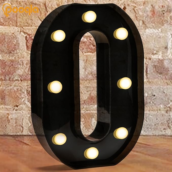Pooqla Decorative Led Light Up Number Letters - Image 2