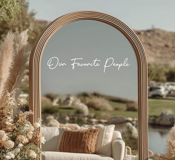 Our Favorite People Seating Chart Decal Wedding Seating Chart Header Decal - Image 3