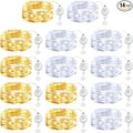 Brightown 14 Pack Warm White and White LED Fairy Lights Battery Operated String by Brightown