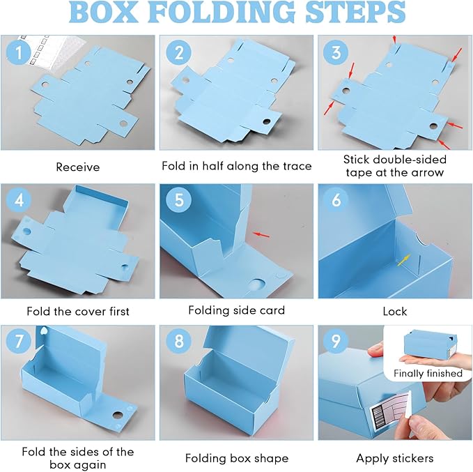 12 Sets Mini Shoe Gifts Boxes for Party Favors 4.7 x 2.5 x 2 Inch Sports Mini - Image 3
