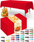 Pureegg Plastic Table Cloth Disposable 10 Pack, 54 x 108 Inch Table Cloths by Pureegg