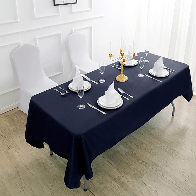 Rectangle Tablecloth 60x102 inch Washable Polyester Fabric Table Cloth - Image 6