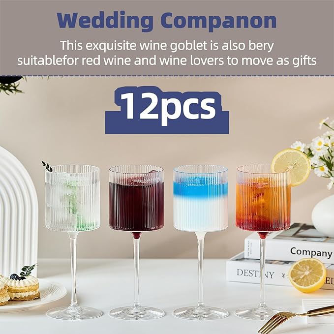 Plastic Goblets Wine Glasses - 12Oz Acrylic Wine Glasses Origami Unbreakable - Image 6