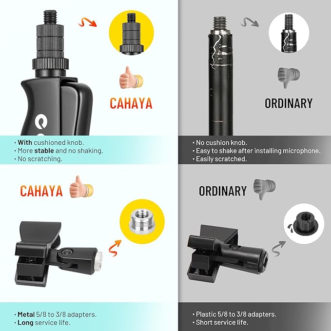CAHAYA Microphone Stand Floor Universal - Image 3
