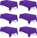 BRILLMAX 6 Pack Purple Tablecloths by BRILLMAX