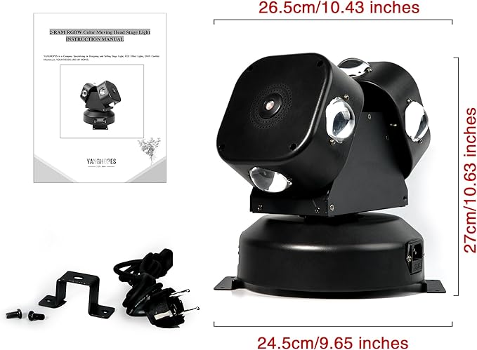 Moving Head DJ Light DMX 512 Strobe Lighting LED - Image 6