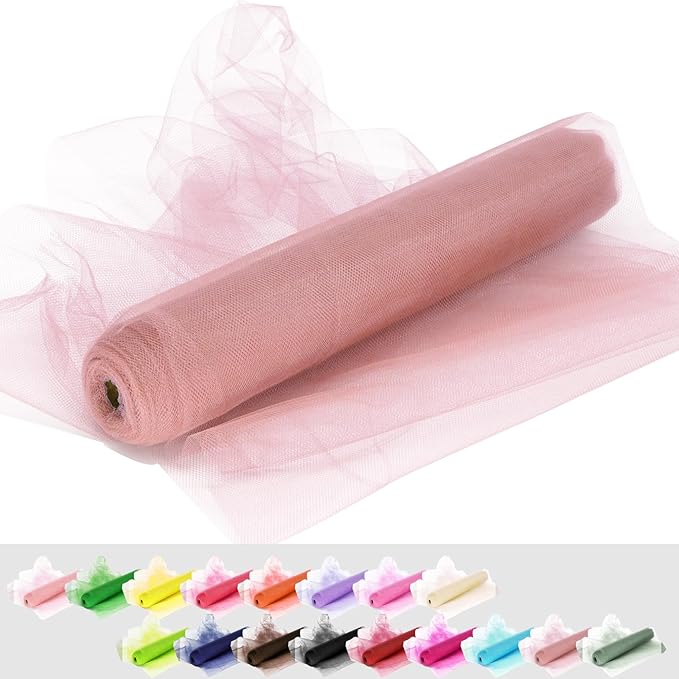 Tulle Fabric Rolls, 54 Inch by 10 Yards Tulle Ribbon by AblemeDeco