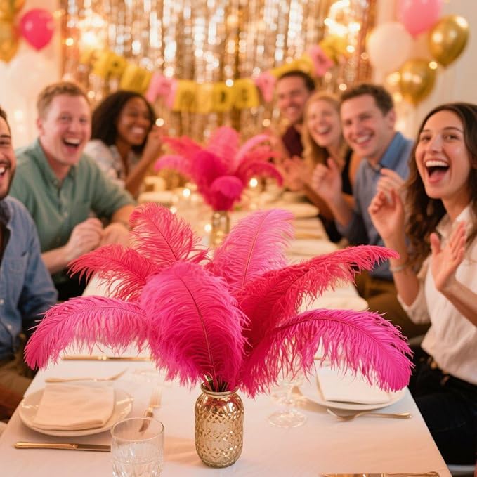 Holmgren Hot Pink Ostrich Feathers - Image 2
