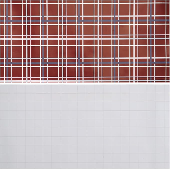 LeZakaa Christmas Red Wrapping Paper Roll, Buffalo Plaid Red - Image 9