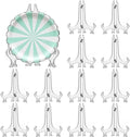 12 Pack 5 Inch Clear Plastic Easels or Stand/Plate Holders to Display Pictures by LonlyEagle