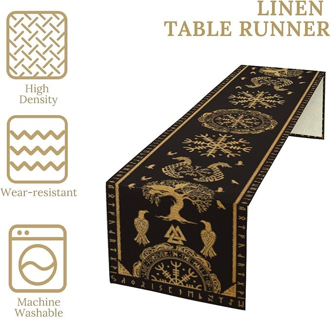 Viking Tree of Life Abstract Table Runner - Image 4