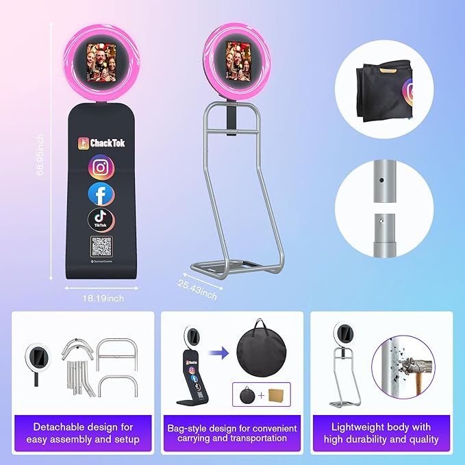 MWE Portable Photo Booth Stand Compatible - Image 6