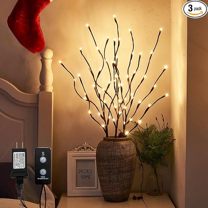 PEIDUO Lighted Brown Branches by PEIDUO
