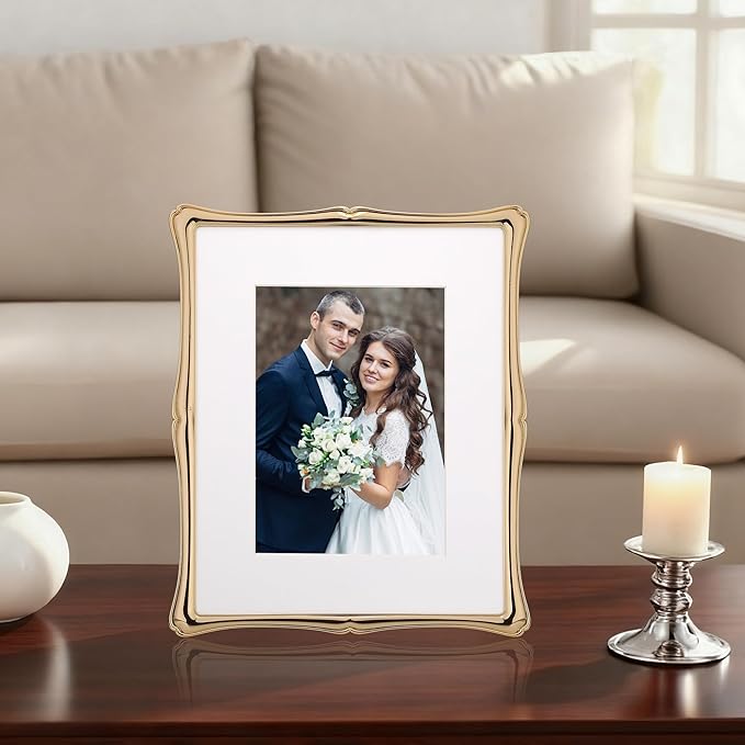 8 x 10'' Premium Alloy Gold Photo Frame - Image 2