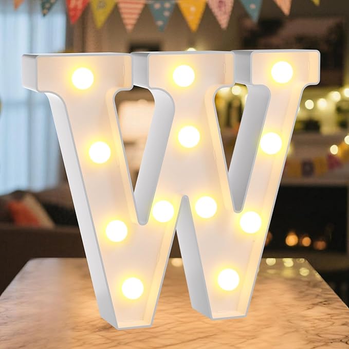 LED Marquee Light Up Letters Sign by NANXU