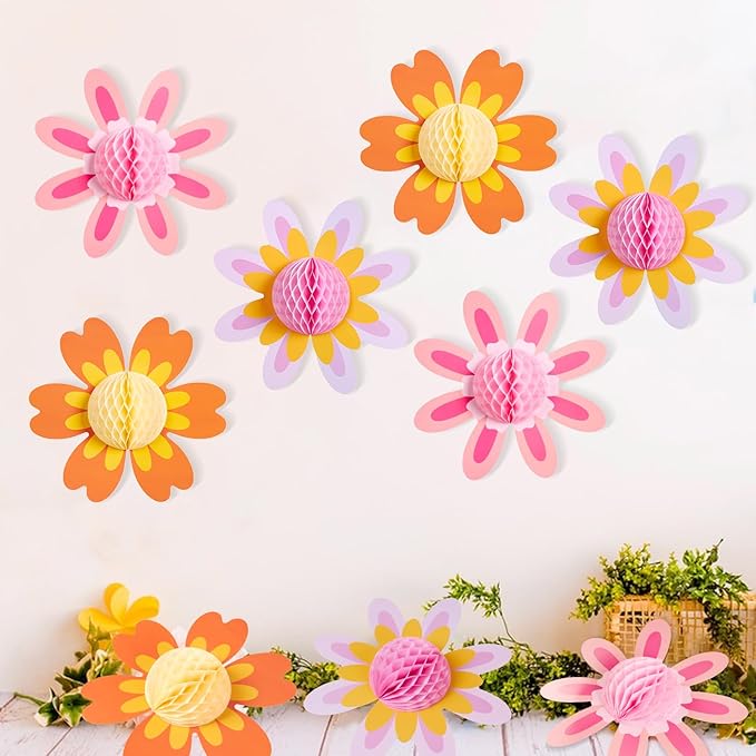 SUNBEAUTY 9 PCS 10 Inches Daisy Birthday Party Decorations - Image 7