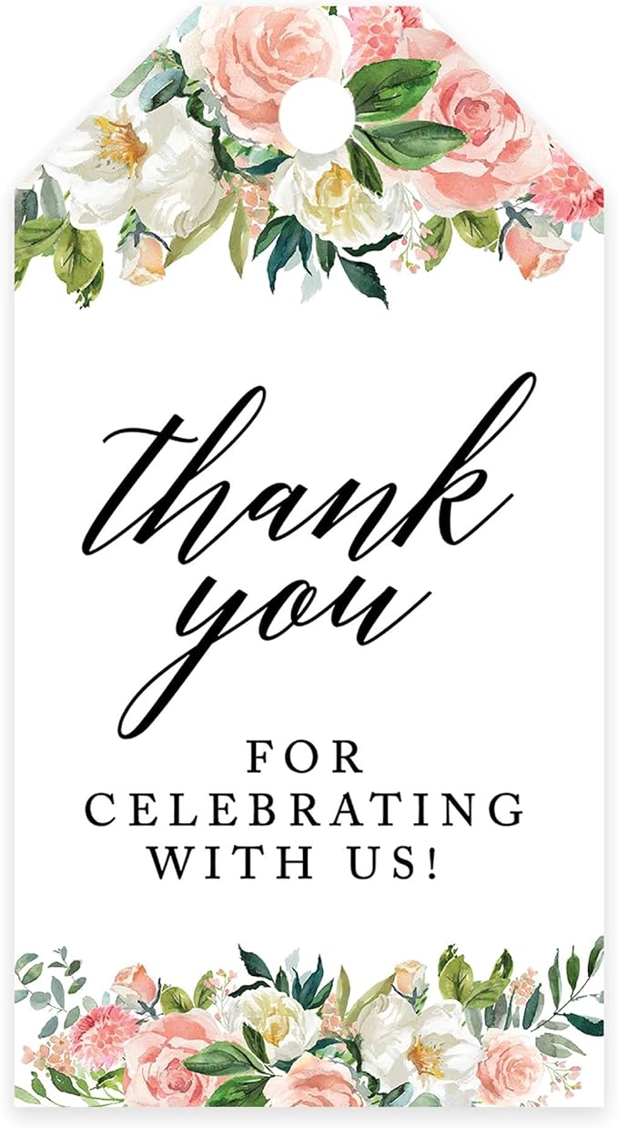 Andaz Press 100-Pack Thank You for Celebrating by AndazPress