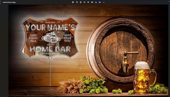 ADVPRO Personalized Your Name Home Bar RGB Dynamic Glam LED Sign - Image 5