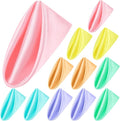 Aneco 12 Pieces Satin Napkins Soft Dinner Napkins Multicolor Square Weddings by Aneco
