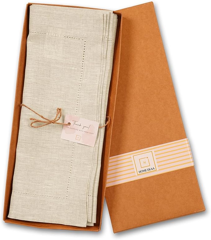 Linen Light Natural Table Runner 90 Inches - Image 7