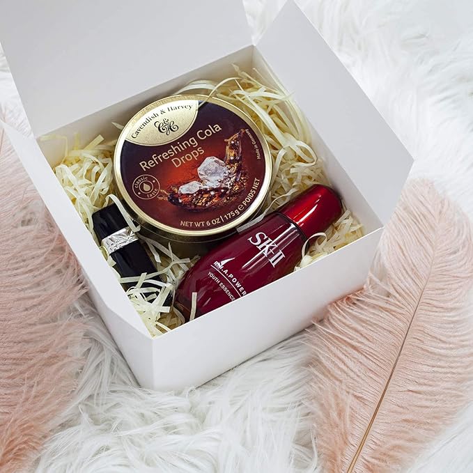 GEFTOL Gift Box 10 Pack 6 x 6 x 4 inches Fold Box Paper Gift Box Bridesmaids - Image 3