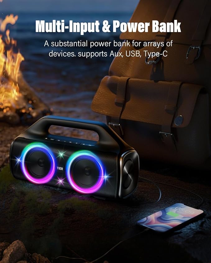 Speakers, 80w Portable Wireless Speaker - Image 7