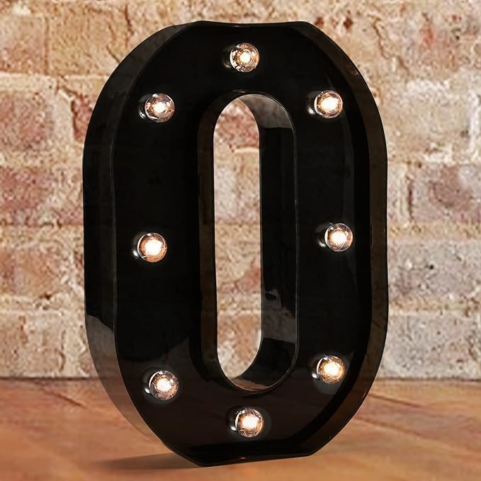 Decorative LED Illuminated Letter Marquee Sign by Pooqla