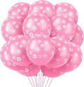 Skylety 40 Pieces Snowflake Balloons Bulk Winter Transparent Snowflake Latex by Skylety