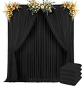 20x10ft Backdrop Curtains for Parties, 4 Panels 5x10ft Photography Backdrop by JKLUMI