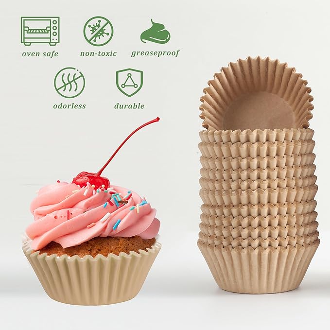 2 inch 1000-Count Mini Cupcake Liners Bright Colorful Muffin Baking Cups - Image 6