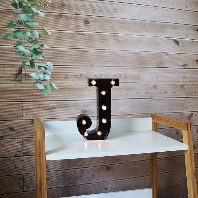 Light Up Black Alphabet Marquee Letters Sign LED Marquee Number Lights Sign - Image 3