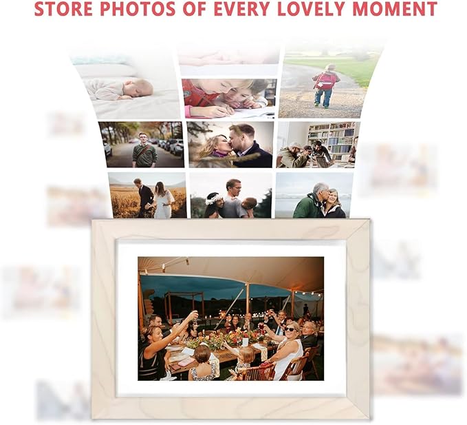 AEEZO Digital Picture Frame 10.1 Inch 1280x800 IPS Touch Screen WiFi Smart - Image 7