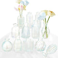 Bud Vases Set of 12, Iridescent Glass Vase by PHUNTTEK