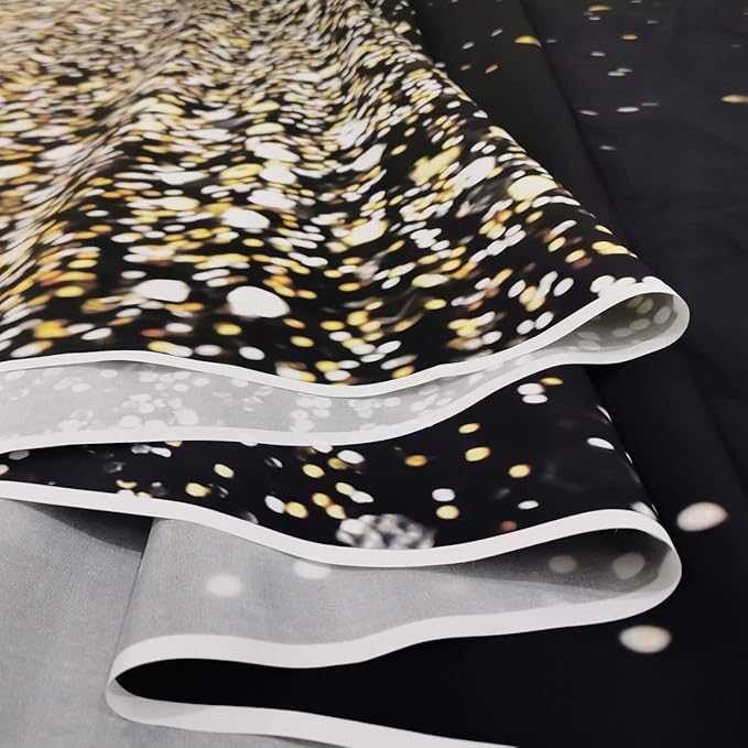 WOLADA Black and Gold Backdrop Golden Glitter Backdrop - Image 5