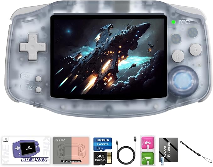 RG34XX Retro Handheld Game Consoles RG34XX Classic Retro Gaming Console 32+64G by ANBERNICRetroGameConsole