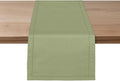 Ruvanti Linen Table Runner 72 Inches, Classic Hemstitch, Non-Slipping, Stain by Ruvanti