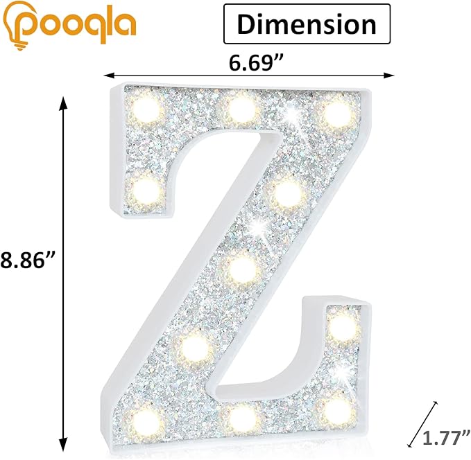 Pooqla Light Up Letters, LED Marquee Letters - Image 5