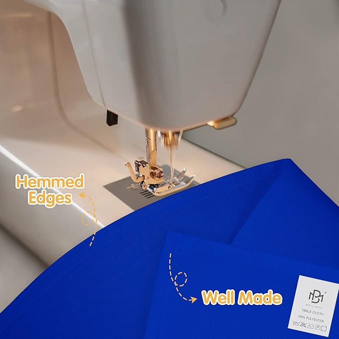 BRILLMAX 10 Pack Royal Blue Tablecloths - Image 4